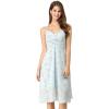 imageAllegra K Womens Floral Twist Front Knee Length Summer Adjustable Strap DressLight Blue