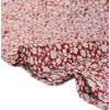 imageAllegra K Womens Floral Twist Front Knee Length Summer Adjustable Strap DressRed