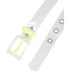 imageAllegra K Womens Grommet Clear Waist Belt Plus Size Waist Belts for Jeans DressesYellow