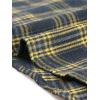 imageAllegra K Womens Plaids Button Down Cotton Mini ALine Shirt DressNavy Blue