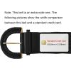 imageAllegra K Womens Plus Size ExtraWide Woven Waist Belts Braided Belts for Dress Chunky BuckleBlack
