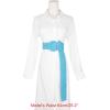 imageAllegra K Womens Plus Size ExtraWide Woven Waist Belts Braided Belts for Dress Chunky BuckleBlue