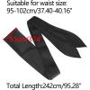 imageAllegra K Womens Plus Size Obi Belts Bowknot SelfTie Wrap Around Wide Sash Waistband Belt for DressesBlack