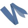 imageAllegra K Womens Plus Size Obi Belts Bowknot SelfTie Wrap Around Wide Sash Waistband Belt for DressesBlue Denim