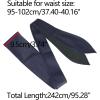 imageAllegra K Womens Plus Size Obi Belts Bowknot SelfTie Wrap Around Wide Sash Waistband Belt for DressesNavy Blue