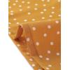 imageAllegra K Womens Ruffle Summer Dots Print 1950s Retro Short Sleeve Button Down Blouse TopDark Yellow