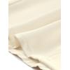 imageAllegra K Womens V Neck 34 Sleeves Collared Work Office Top BlouseBeige