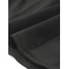 imageAllegra K Womens V Neck 34 Sleeves Collared Work Office Top BlouseBlack