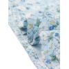 imageAllegra K Womens Valentines Day Cotton Collared Floral Print Button Down Belted Waist Shirt DressBlue