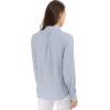 imageAllegra K Womens Work Office Tops Bow Tie Neck Button Decor Casual 2024 Spring Long Sleeve Shirt BlousesLight Blue