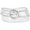 imageAllegra K Stylish Womens Clear Waist Belts for Dresses Transparent Belts Pin BuckleSilver