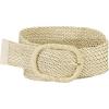 imageAllegra K Women Wide Waist Belts Braided Woven Belts for Dress Chunky BuckleBeige