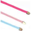 imageuxcell Women Skinny Braided Belt Woven  Pin Buckle Casual Waist Belt for DressesRosepinksky Blue