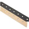 imageuxcell Womens Leather Belt for Jeans Dress Pants Studded Grommet with Circle Metal BuckleBlackwhite