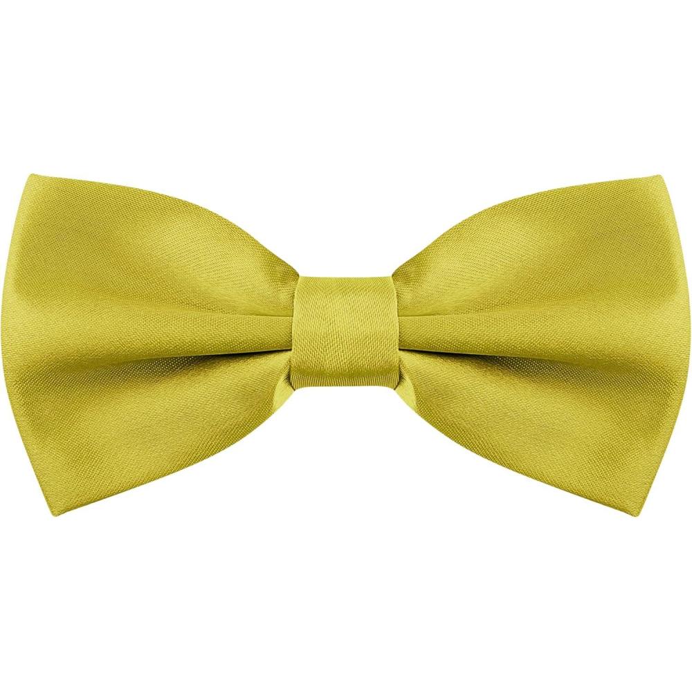 imageAllegra K Pretied Solid Adjustable Bowtie Classic Tuxedo Wedding Bow Ties for MenChampagne