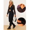 imageAllegra K Bomber Crop Jacket for Womens Sheer Mesh Lightweight Long Sleeve JacketsBlack
