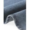 imageAllegra K Denim Shirt for Womens 34 Puff Sleeve Collar Button Down Jean ShirtsGray Blue