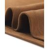 imageAllegra K Faux Suede Dresses for Womens Sleeveless Crewneck Split Hem Work Office Sheath DressBrown