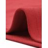 imageAllegra K Faux Suede Dresses for Womens Sleeveless Crewneck Split Hem Work Office Sheath DressRed
