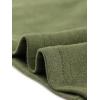 imageAllegra K Faux Suede Skirt for Womens Button Front High Waist 2025 Fall Knee Length ALine SkirtsArmy Green
