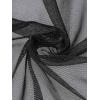 imageAllegra K Glitter Mesh Bomber Jacket for Womens Shiny Long Sleeve Party Club Zip Up Sheer JacketsBlack Silver