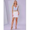 imageAllegra K Lace Tank Camisole Top for Womens V Neck Y2K Crop TopsBaby Blue