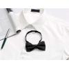 imageAllegra K Mens Bow Ties Solid Layered Adjustable Straps PreTied Bowties for FormalBlack