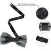 imageAllegra K Mens Bow Ties Solid Layered Adjustable Straps PreTied Bowties for FormalDeep Gray