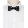 imageAllegra K Mens PreTied Adjustable Polka Dots Neck Ties Tuxedo Work Party Prom BowtieBlack