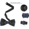 imageAllegra K Mens PreTied Adjustable Polka Dots Neck Ties Tuxedo Work Party Prom BowtieNavy Blue Pink