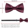 imageAllegra K Mens PreTied Adjustable Polka Dots Neck Ties Tuxedo Work Party Prom BowtieRed