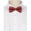 imageAllegra K Mens PreTied Adjustable Polka Dots Neck Ties Tuxedo Work Party Prom BowtieWine Red Colorful
