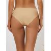 imageAllegra K Panties for Women No Show Stretch Solid Underwear Invisible BriefDark Beige