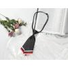 imageAllegra K Pretied Bowtie for Women Uniform Necktie Adjustable Strap Striped One Size Black