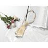 imageAllegra K Pretied Bowtie for Women Uniform Necktie Adjustable Strap StripedLight Champagne
