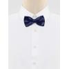 imageAllegra K Pretied Solid Adjustable Bowtie Classic Tuxedo Wedding Bow Ties for MenDark Blue