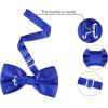 imageAllegra K Pretied Solid Adjustable Bowtie Classic Tuxedo Wedding Bow Ties for MenRoyal Blue