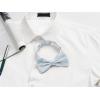 imageAllegra K Pretied Solid Adjustable Bowtie Classic Tuxedo Wedding Bow Ties for MenSilver Gray