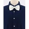 imageAllegra K Pretied Solid Adjustable Bowtie Classic Tuxedo Wedding Bow Ties for MenWhite