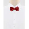 imageAllegra K Pretied Solid Adjustable Bowtie Classic Tuxedo Wedding Bow Ties for MenWine Red