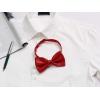 imageAllegra K Pretied Solid Adjustable Bowtie Classic Tuxedo Wedding Bow Ties for MenWine Red