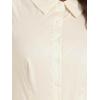 imageAllegra K Sleeveless Bodysuit Tops for Womens Business Work Button Down Leotard ShirtBeige