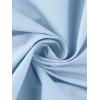 imageAllegra K Sleeveless Bodysuit Tops for Womens Business Work Button Down Leotard ShirtLight Blue
