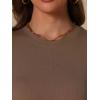 imageAllegra K Summer Jumpsuit for Womens Dressy Casual Outfits Sleeveless Crewneck Wide Leg PantsBrown