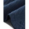 imageAllegra K Tie Front Tops for Women 34 Sleeve Shirt Going Out Cute Babydoll Peplum BlouseDark Blue