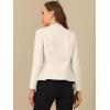 imageAllegra K Women Faux Suede Jacket Lapel Draped Open Front Cardigan Casual Trendy Suede BlazerBeige