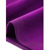 imageAllegra K Womens 34 Sleeve Dresses V Neck Elegant ALine Work Business Formal Midi Dress with PocketsDark Purple