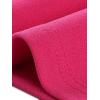 imageAllegra K Womens 34 Sleeve Dresses V Neck Elegant ALine Work Business Formal Midi Dress with PocketsHot Pink