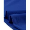 imageAllegra K Womens 34 Sleeve Dresses V Neck Elegant ALine Work Business Formal Midi Dress with PocketsRoyal Blue