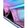 imageAllegra K Womens 80s Disco Outfit Party Club Sparkly Rainbow Metallic TopColorful